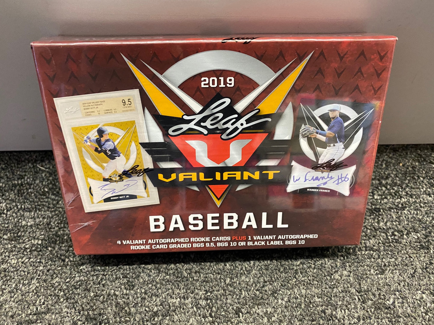 2019 LEAF VALIANT BASEBALL BOX