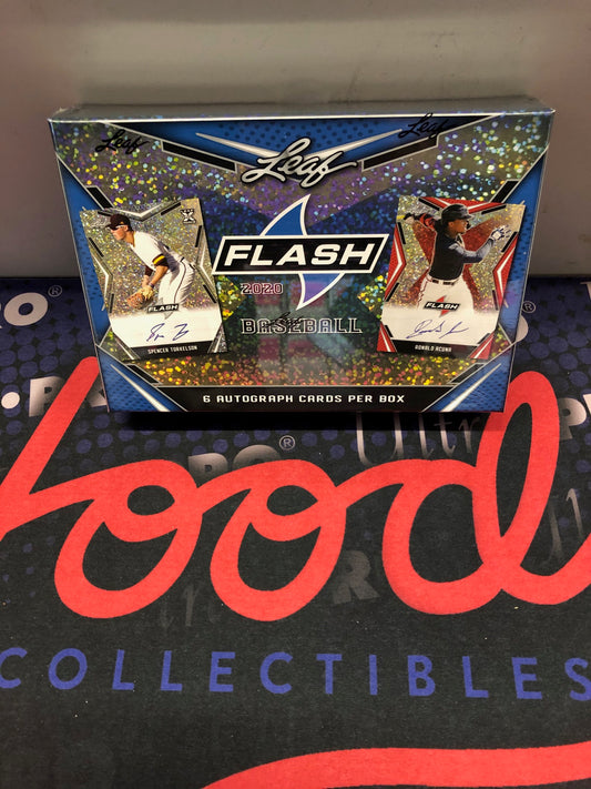 2020 LEAF FLASH BASEBALL HOBBY BOX